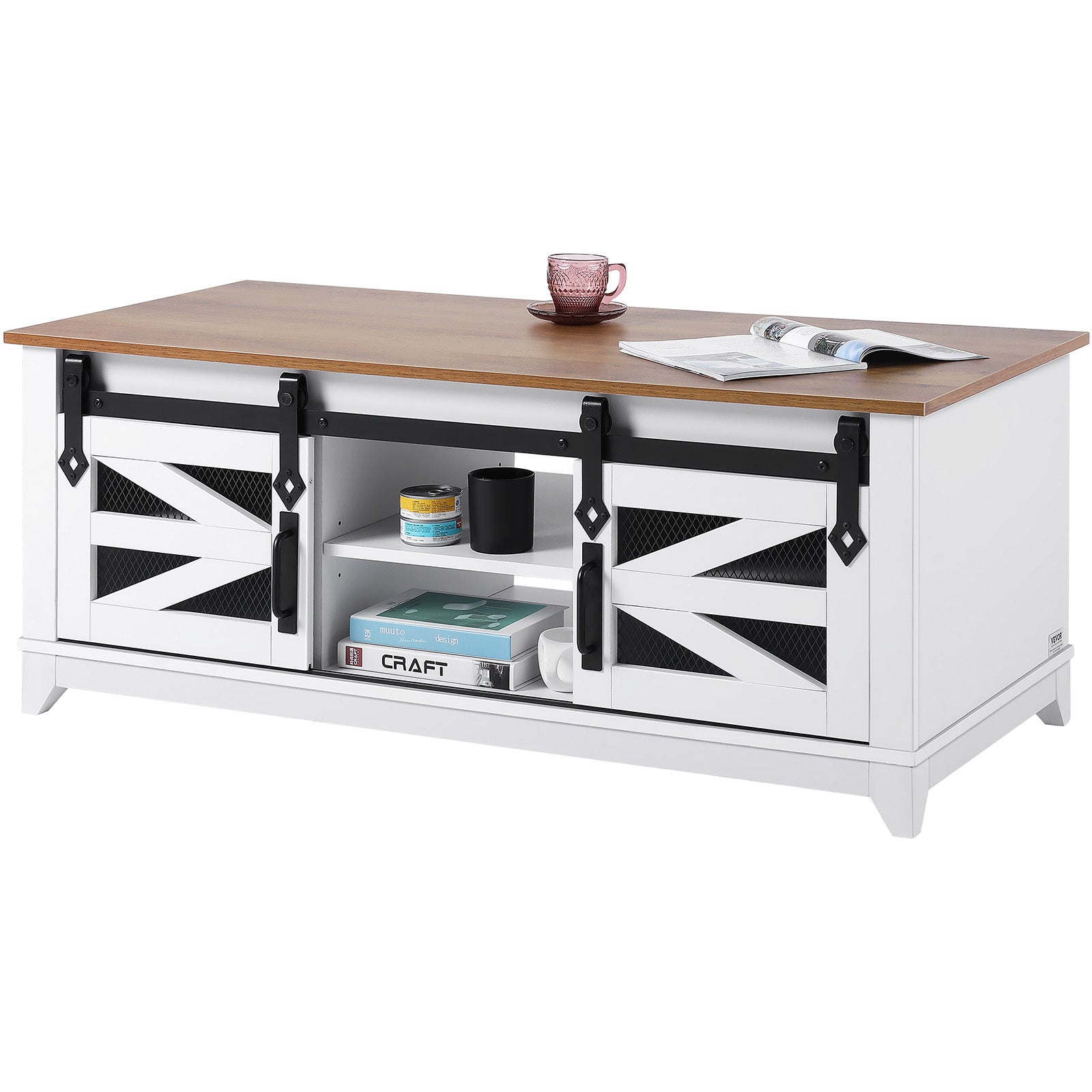 VEVOR 48" Farmhouse Coffee Table