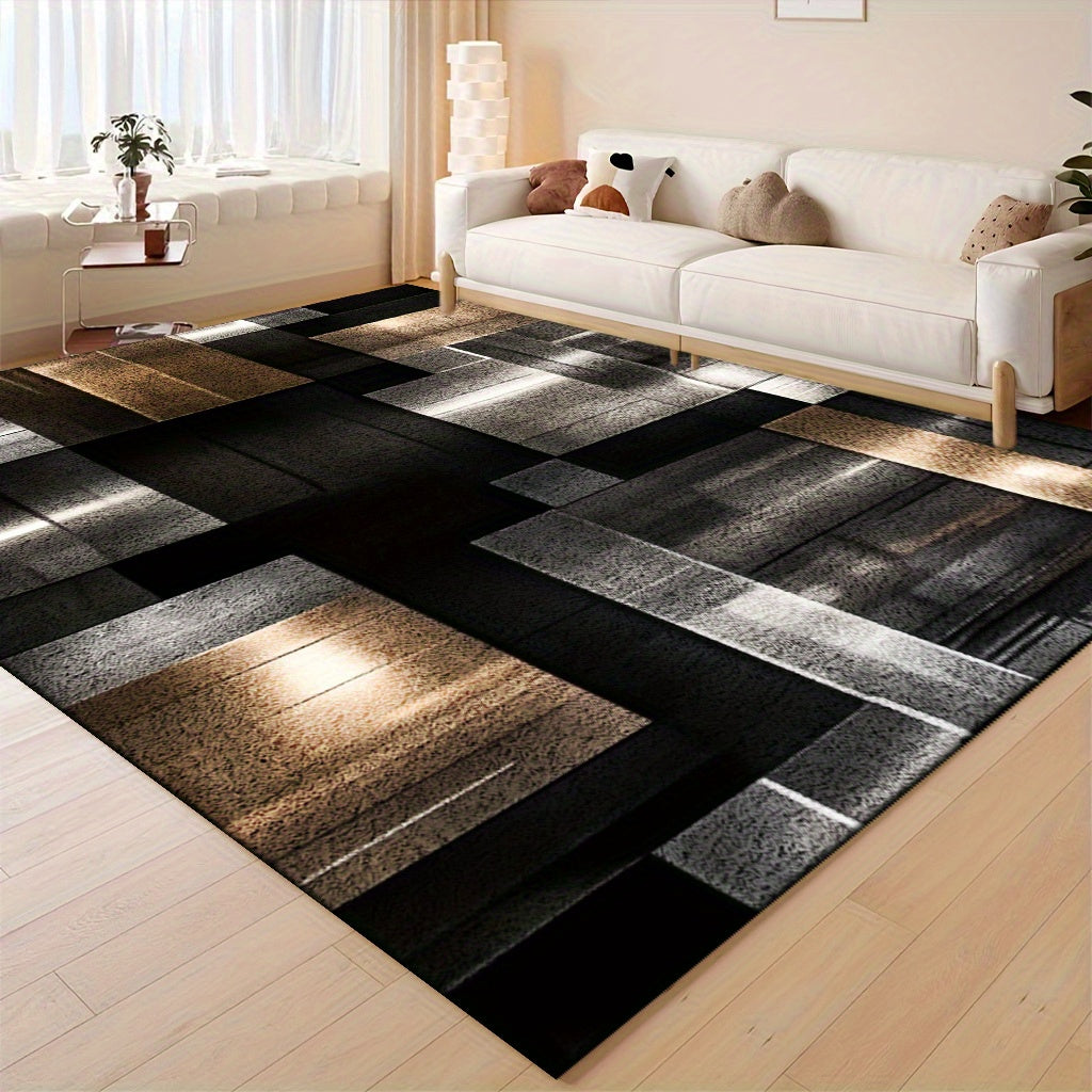 Extra Large Luxury Thickened Soft Rectangular Polyester Mat