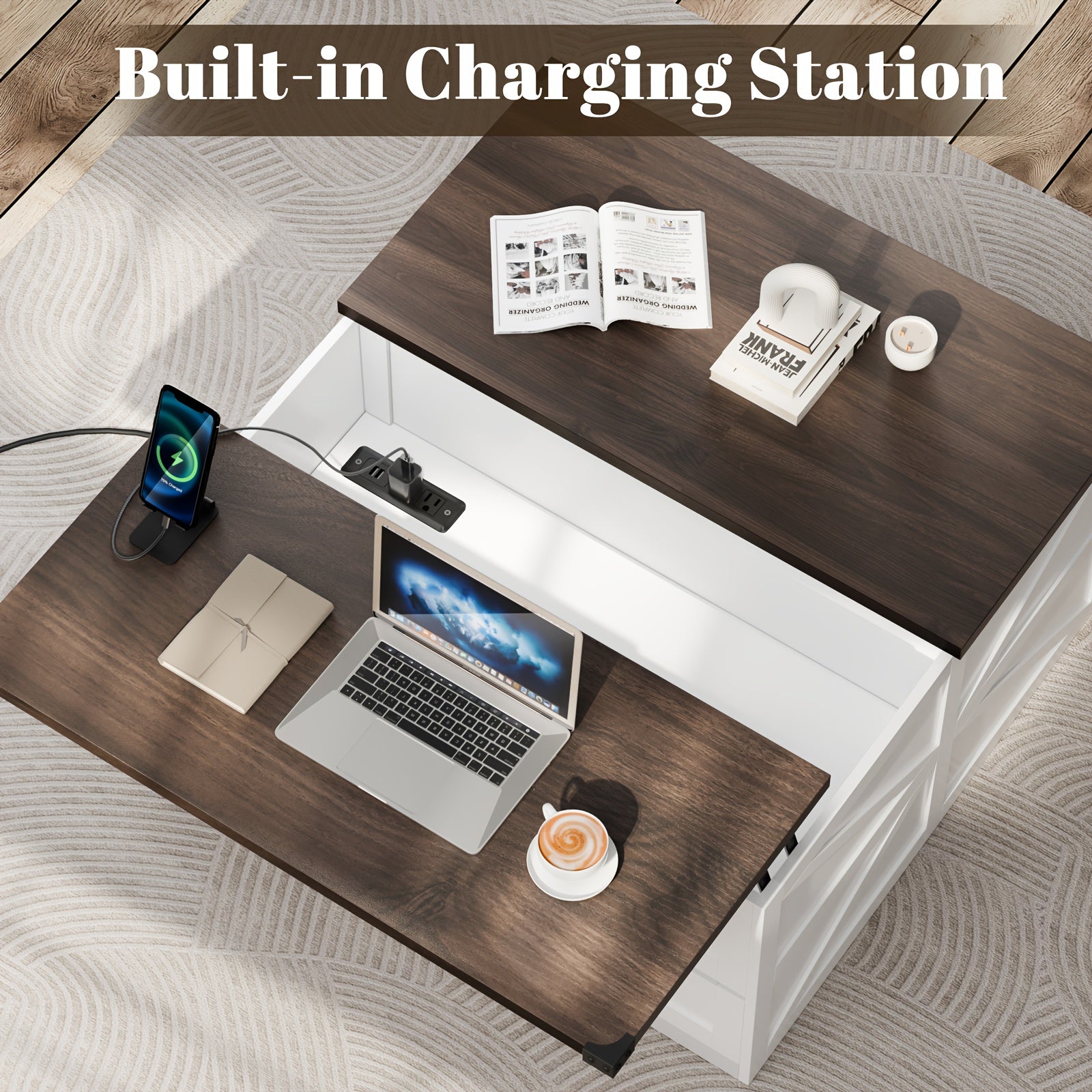 Lift-Top Desk & Coffee Table