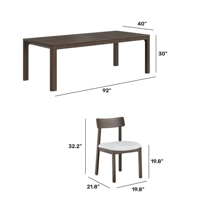 UTILITY 7PC DINING SET