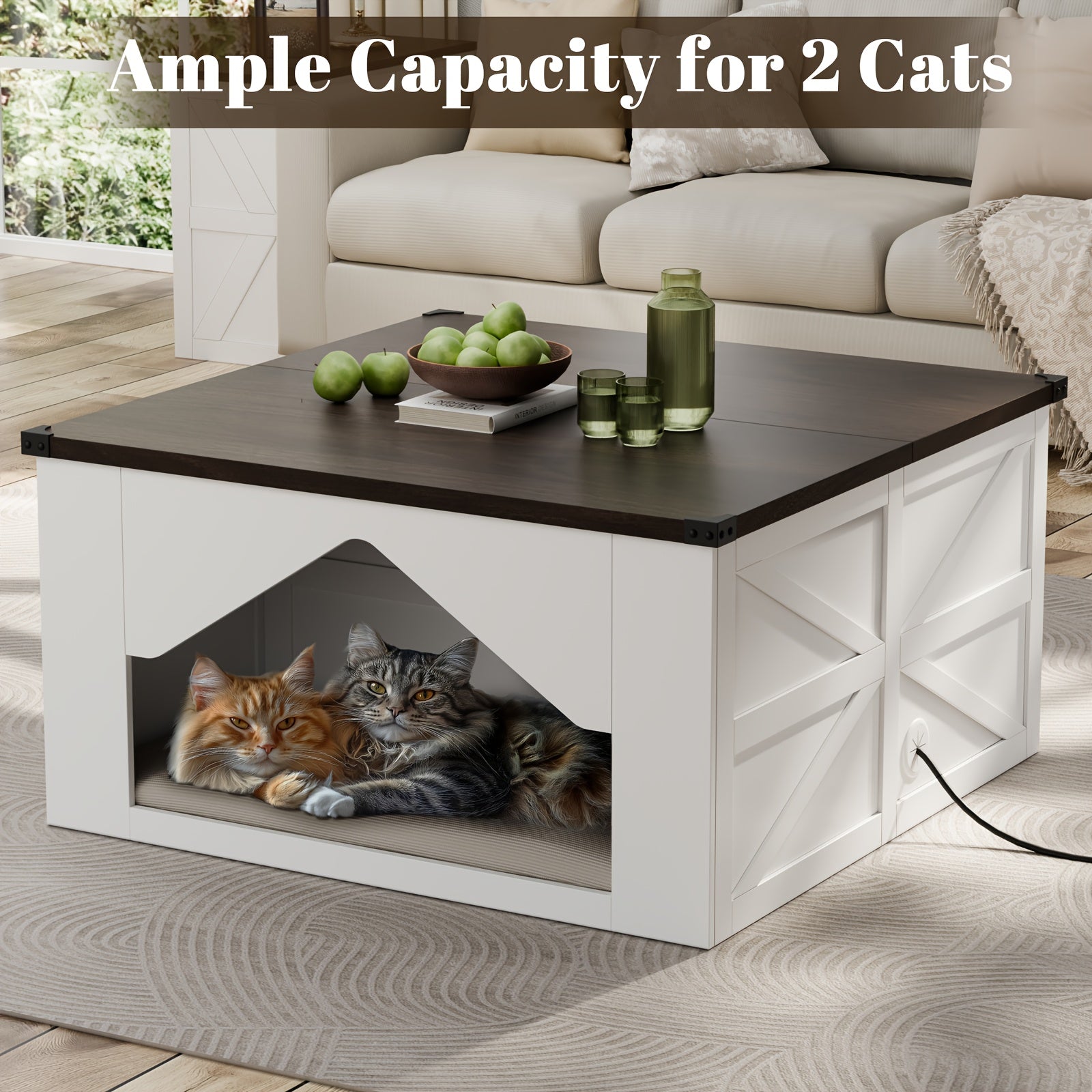 Lift-Top Desk & Coffee Table