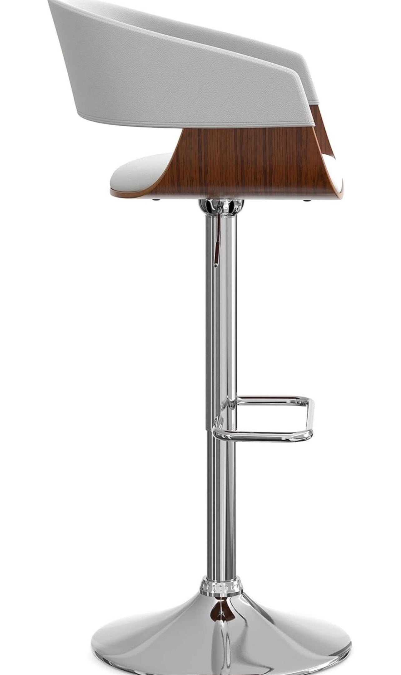 SIMPLIHOME Lowell Adjustable Swivel Bar Stool