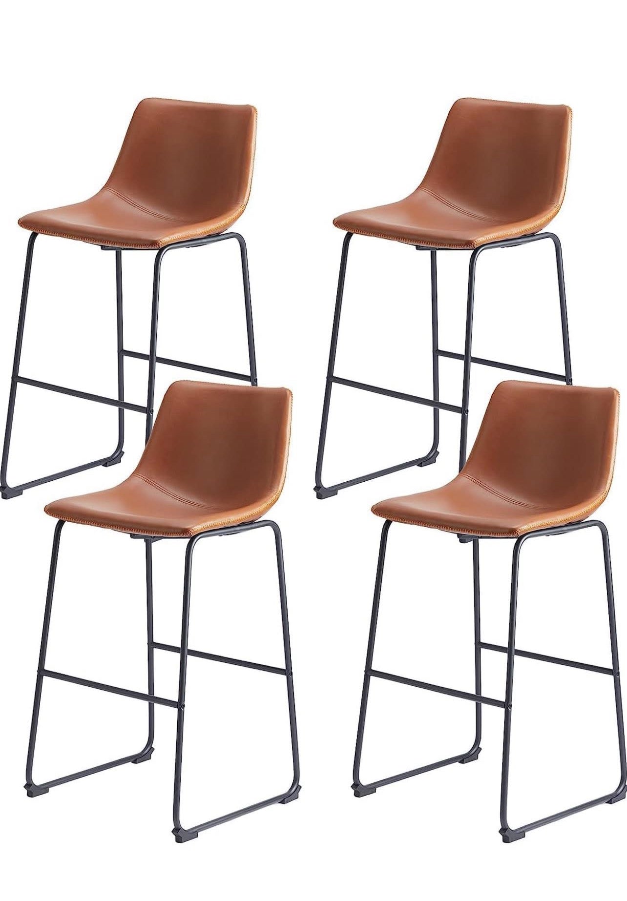 Sweetcrispy Counter Height Bar Stools Set of 4