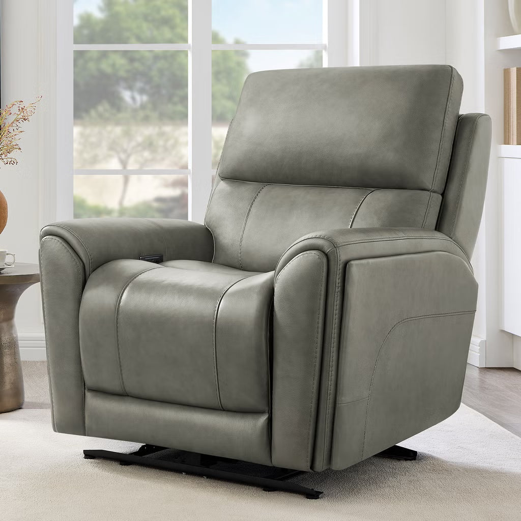 Barcalounger Hollis Leather Zero Gravity Power Recliner with Power Headrest