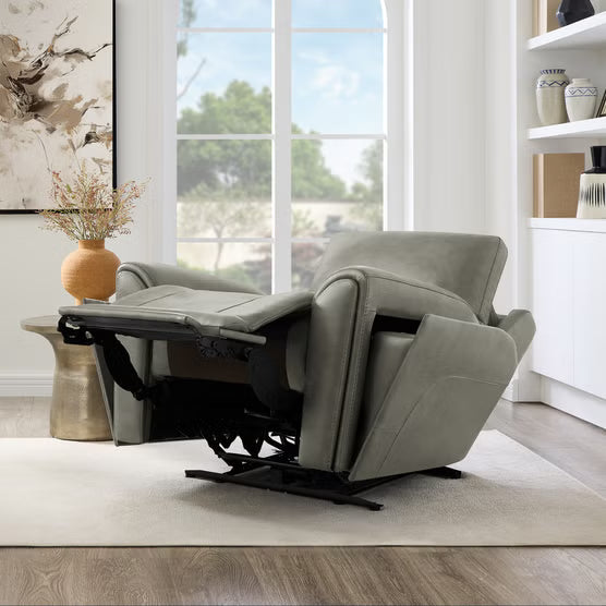 Barcalounger Hollis Leather Zero Gravity Power Recliner with Power Headrest