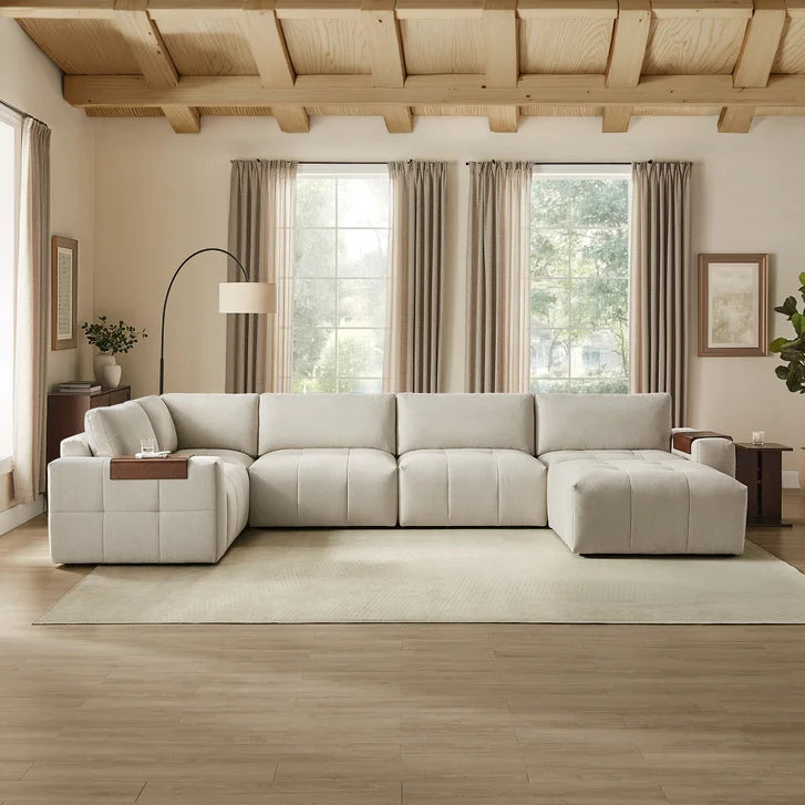 Paige 6-piece Modular Fabric Sectional
