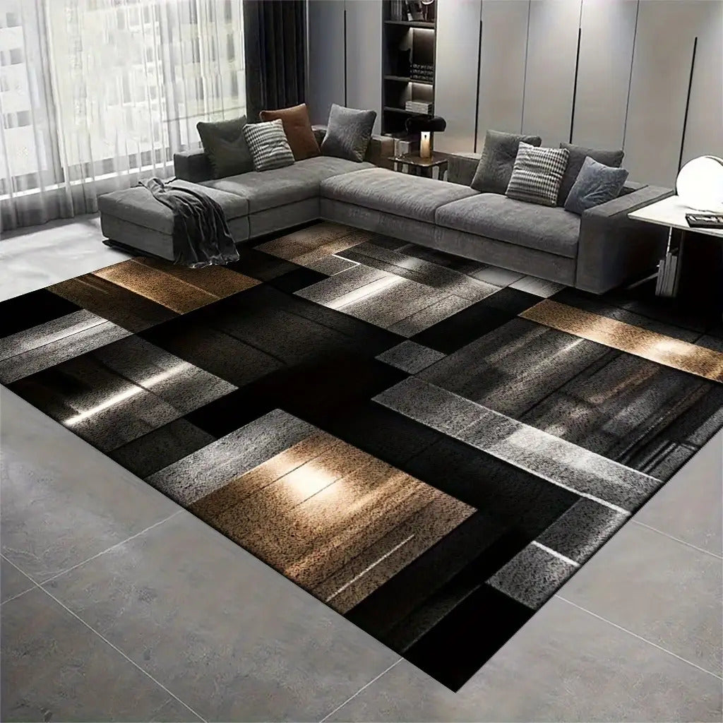 Extra Large Luxury Thickened Soft Rectangular Polyester Mat