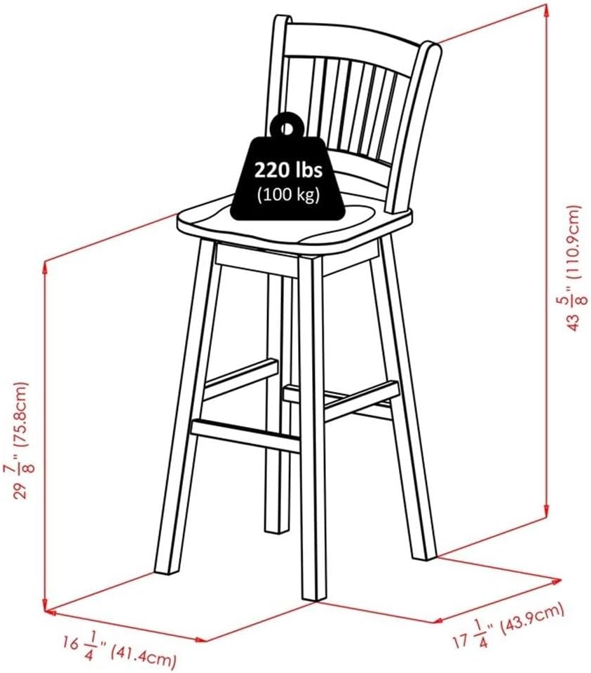 Winsome Fina Swivel Seat Bar Stool