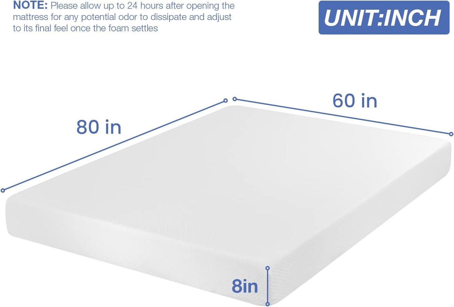 Gel Memory Foam Mattress for Cool Sleep