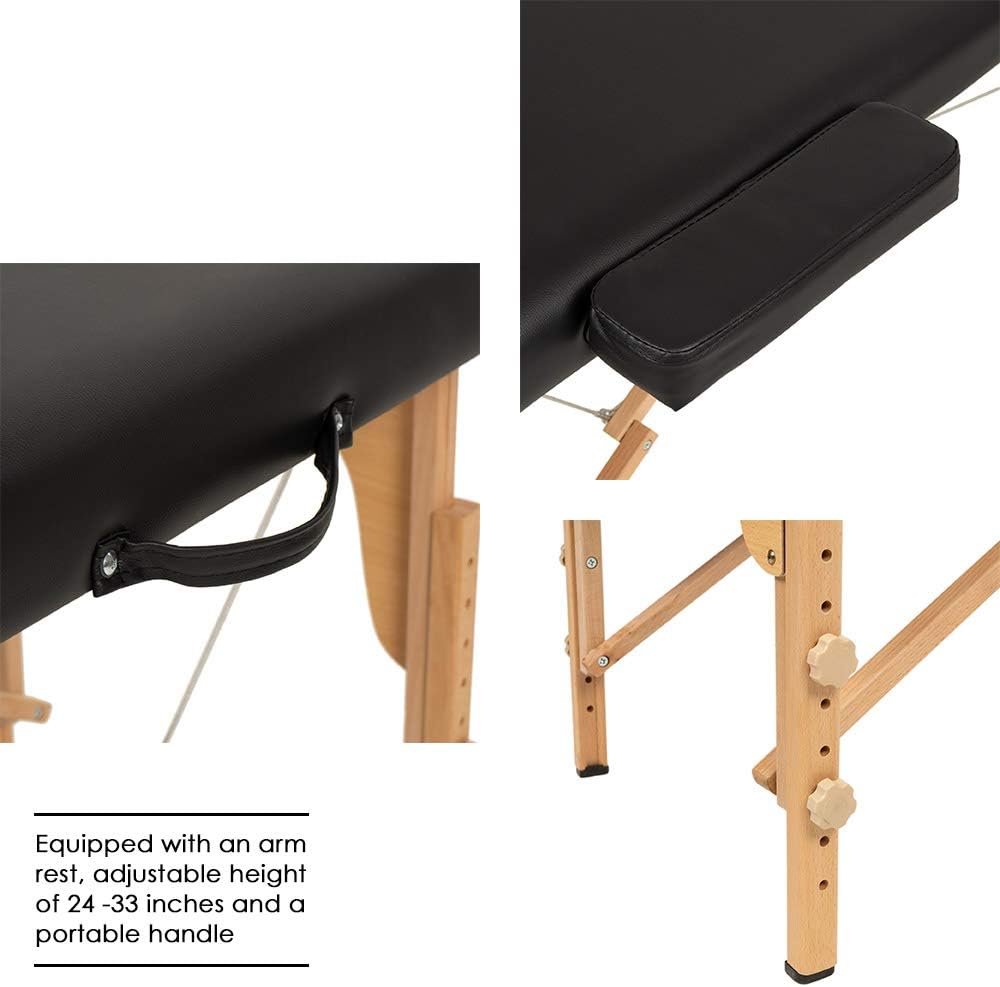 BestMassage Massage Bed Portable Massage Table