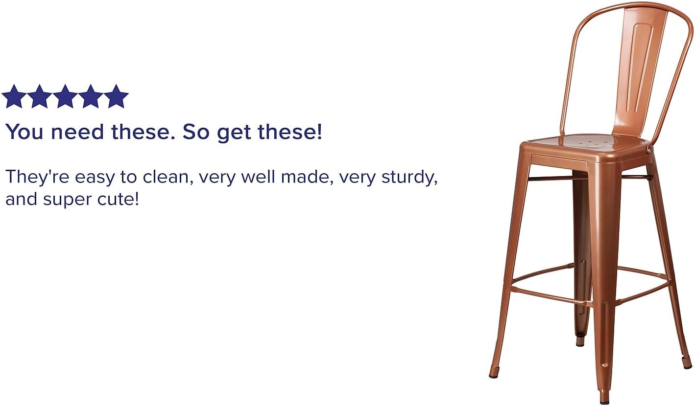 Flash Furniture Commercial Barstool