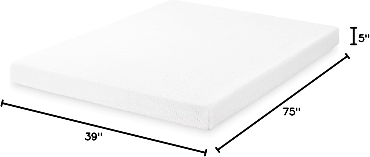 Best Price Twin Size Mattress 5 Inch Memory Foam Mattress