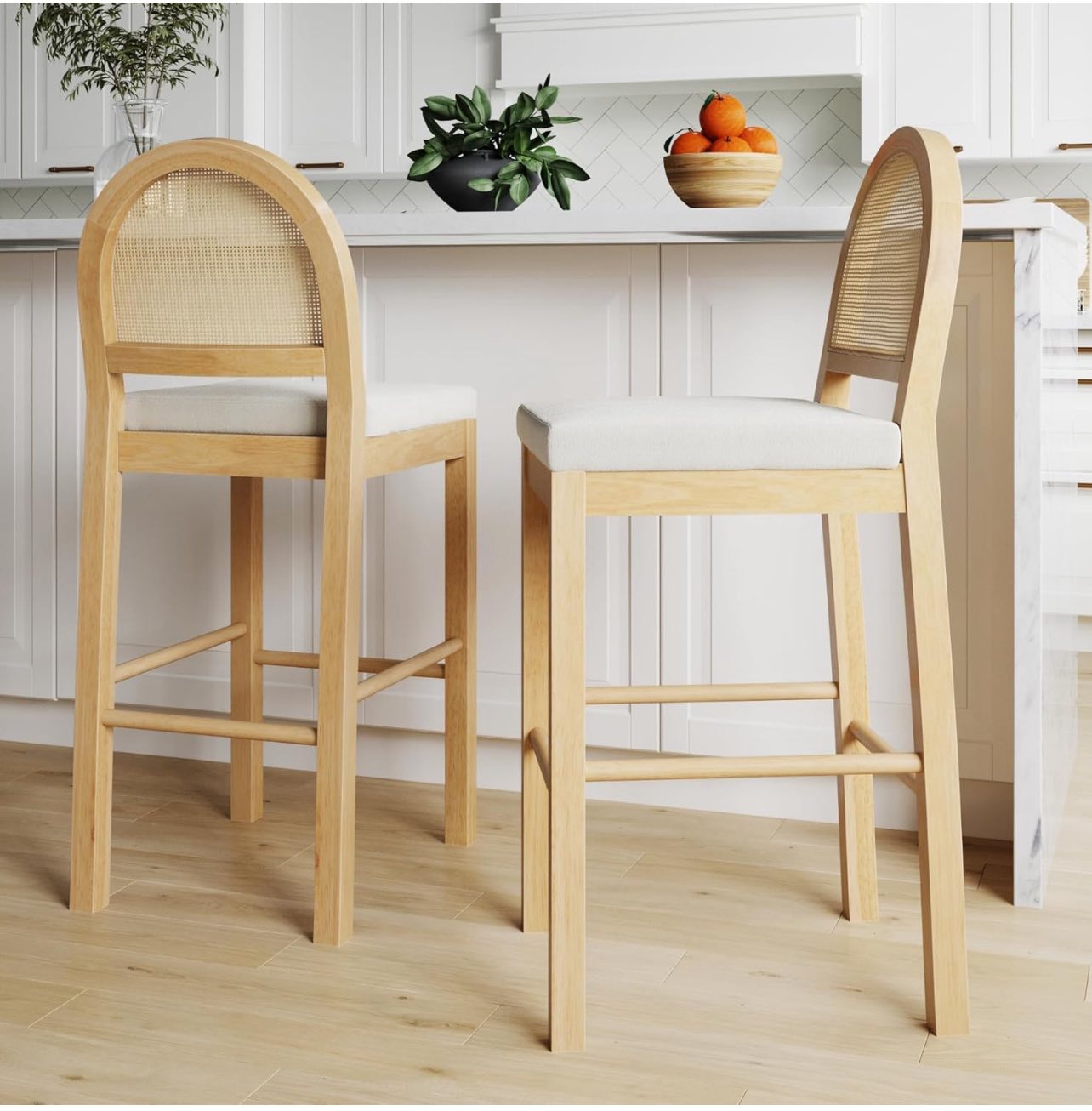 Nathan James Wooden Bar Stool