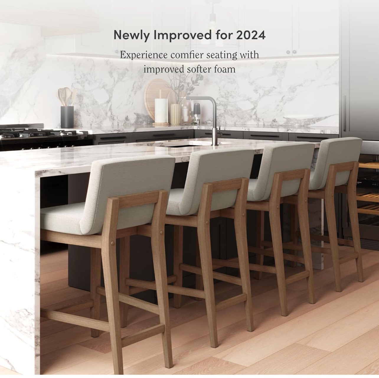 Nathan James Gracie Modern Counter Height Bar Stool