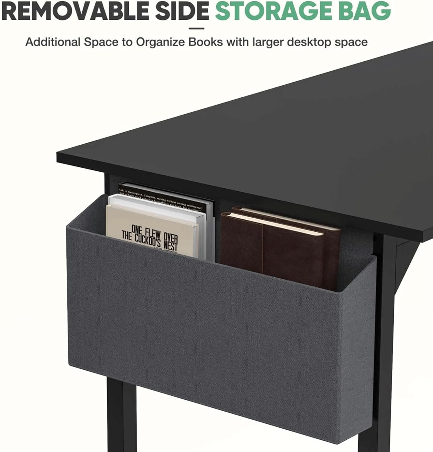 47 Inch Desk Office with Storage