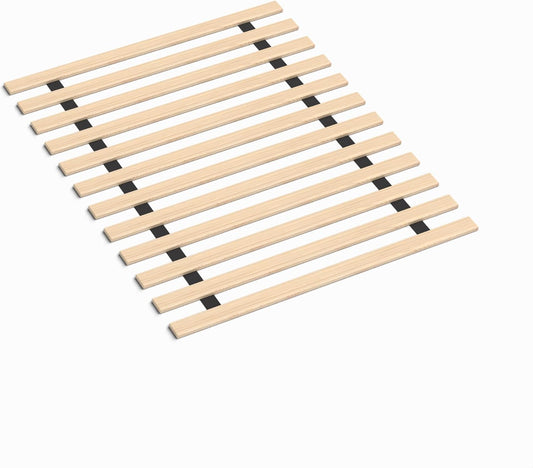 Continental Sleep Twin Size 0.68-Inch Horizontal Wooden Bunkie Board/Bed Slats