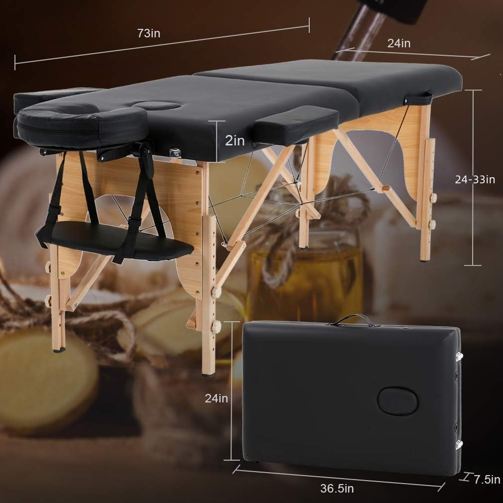 BestMassage Massage Bed Portable Massage Table