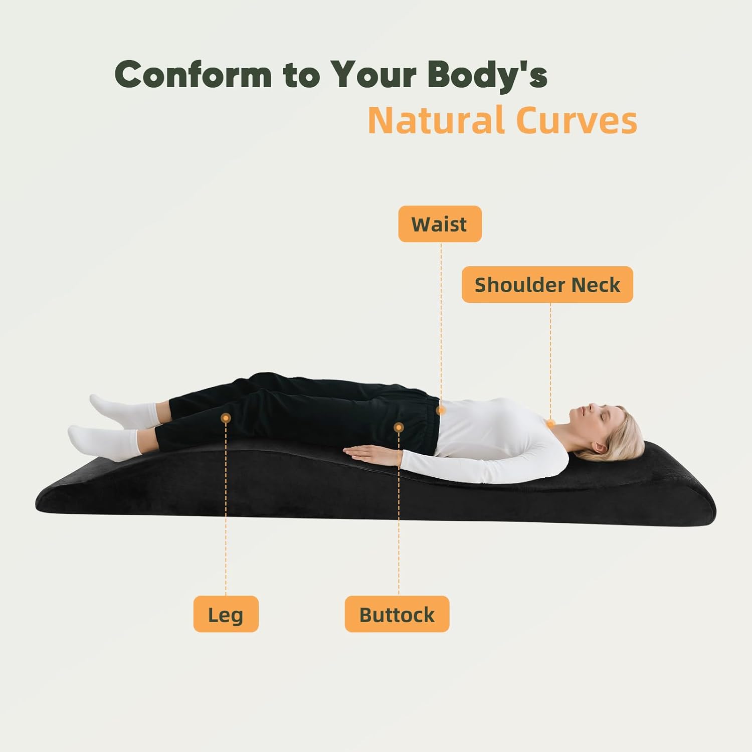 Ergonomic Lash Bed Foam Topper High Density Foam Massage Table Pad