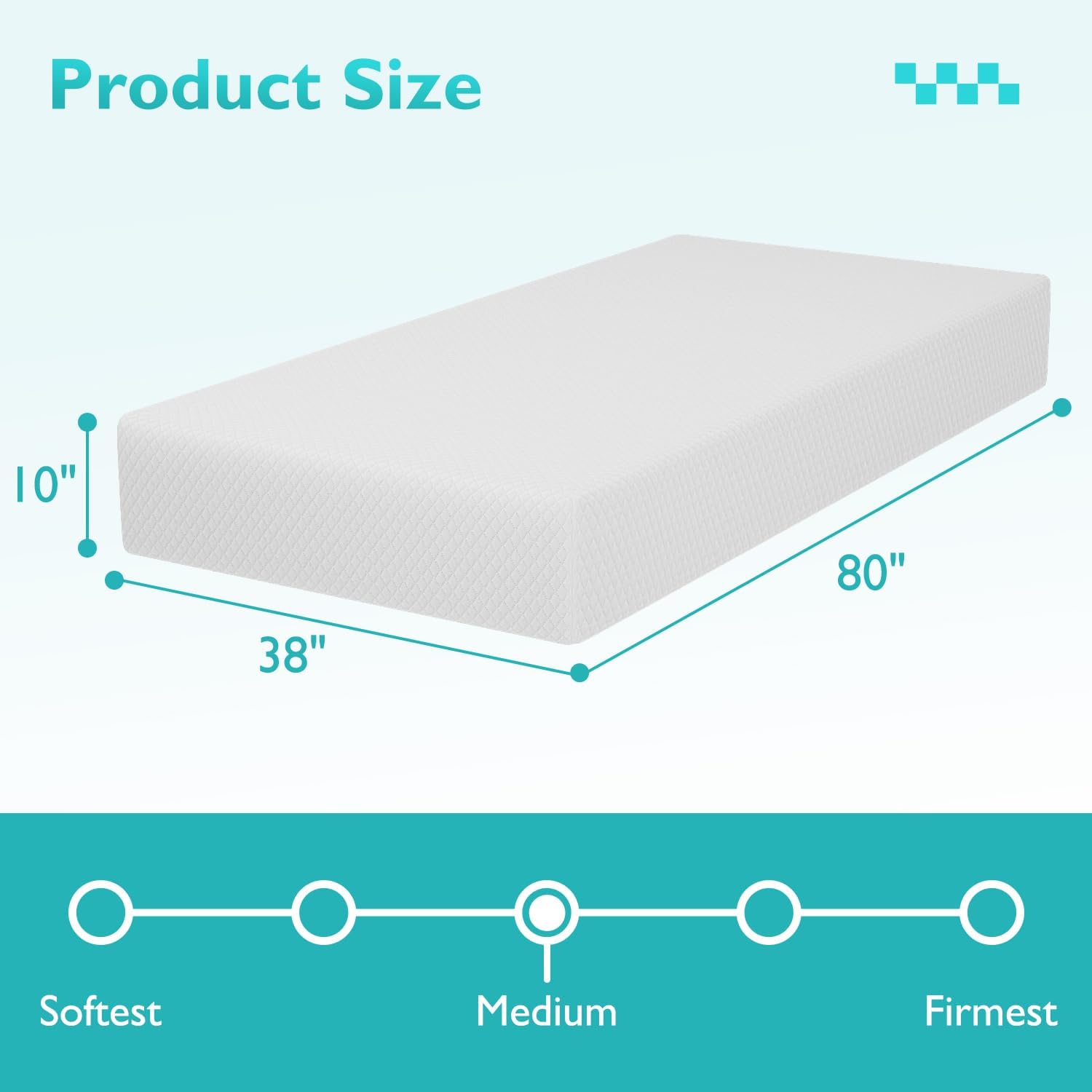 FDW 10 inch Twin XL Mattress