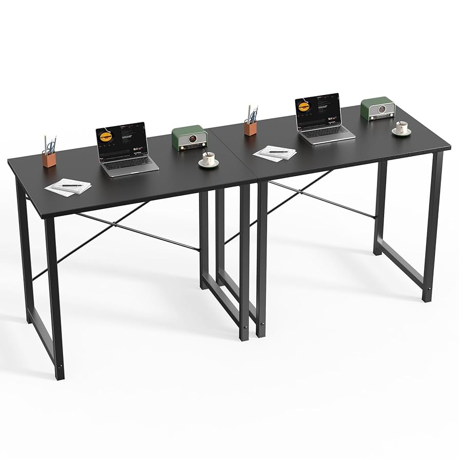 Sweetcrispy 32'' Small Computer Desk – Black Wood