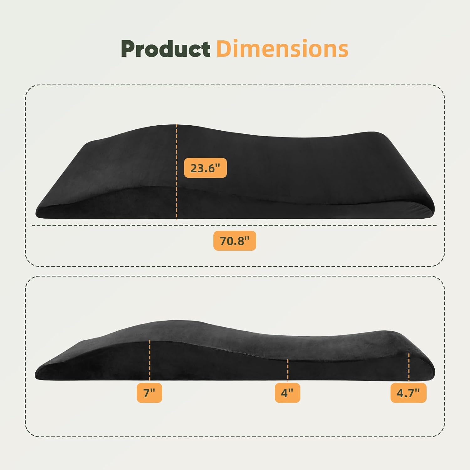 Ergonomic Lash Bed Foam Topper High Density Foam Massage Table Pad