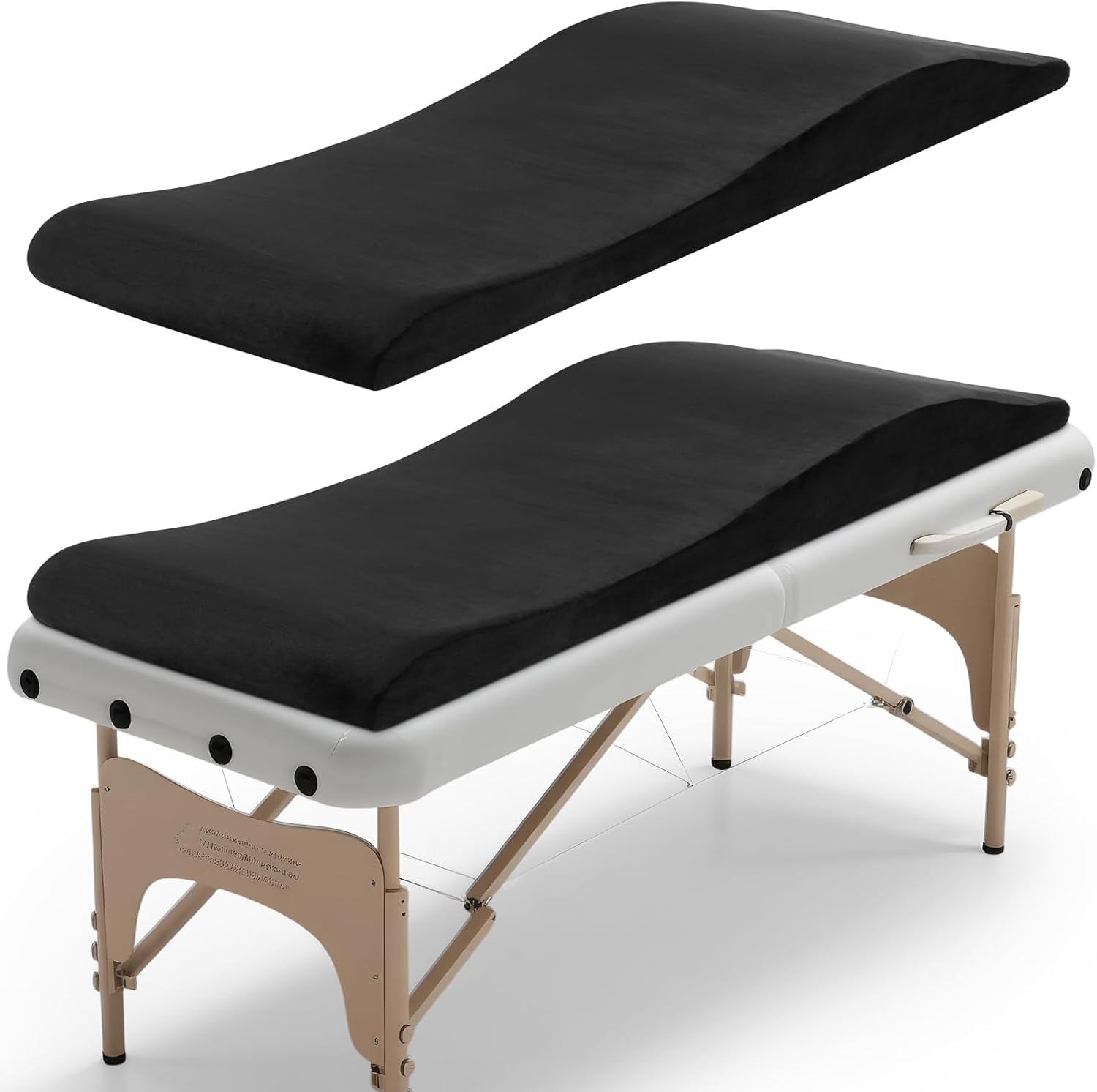 Ergonomic Lash Bed Foam Topper High Density Foam Massage Table Pad