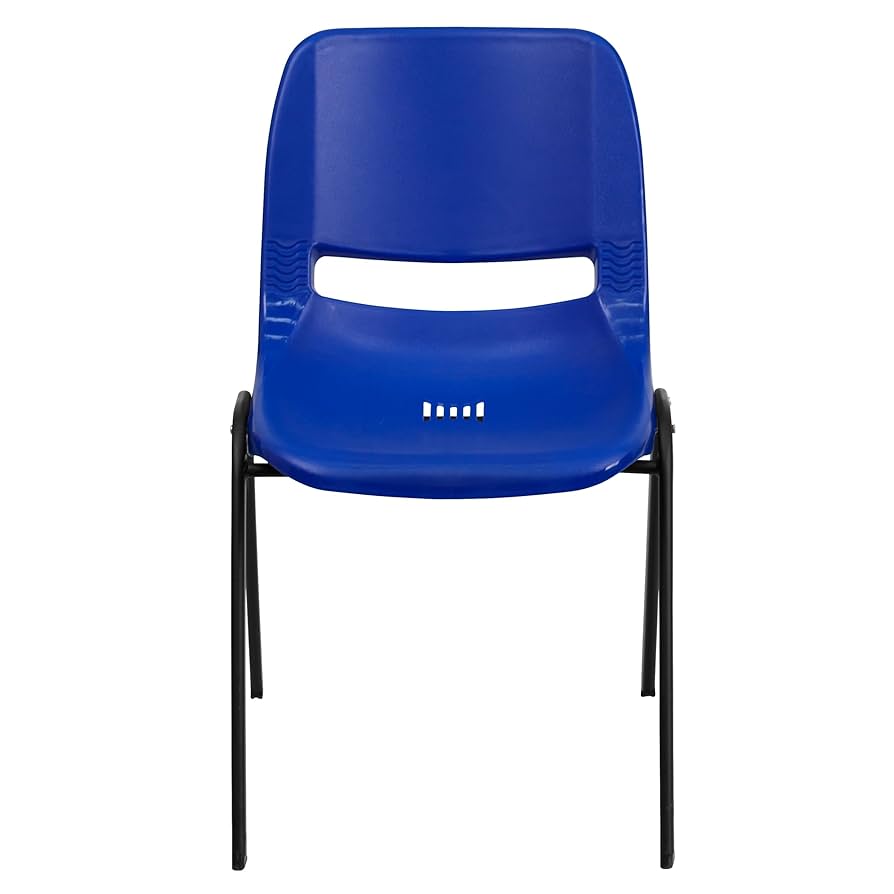 Flash Furniture HERCULES 14'' Kids Ergonomic Stack Chair – Navy