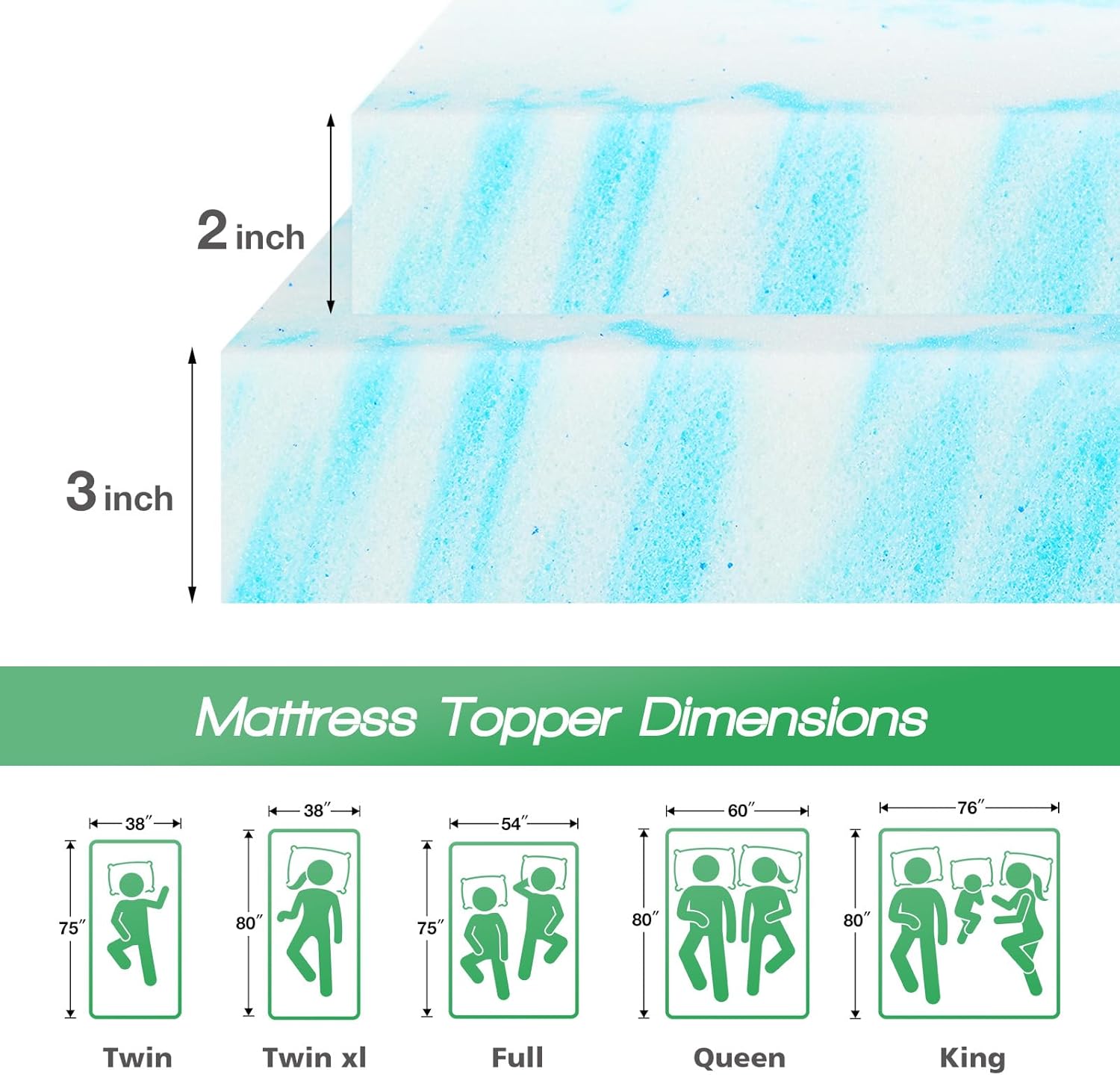 Sweetcrispy Mattress Topper King