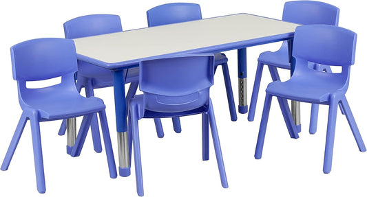 Flash Furniture Emmy Adjustable Classroom Activity Table
