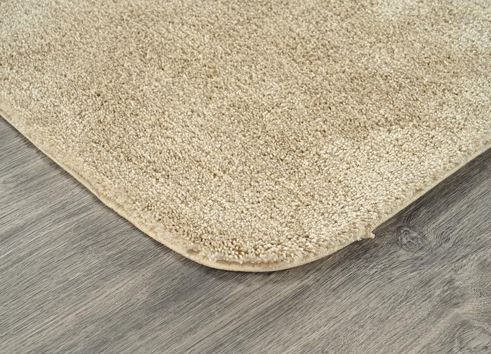 Garland Finest Luxury Neutral Linen Bath Rug 30'' x 50'' – Plush & Non-Slip