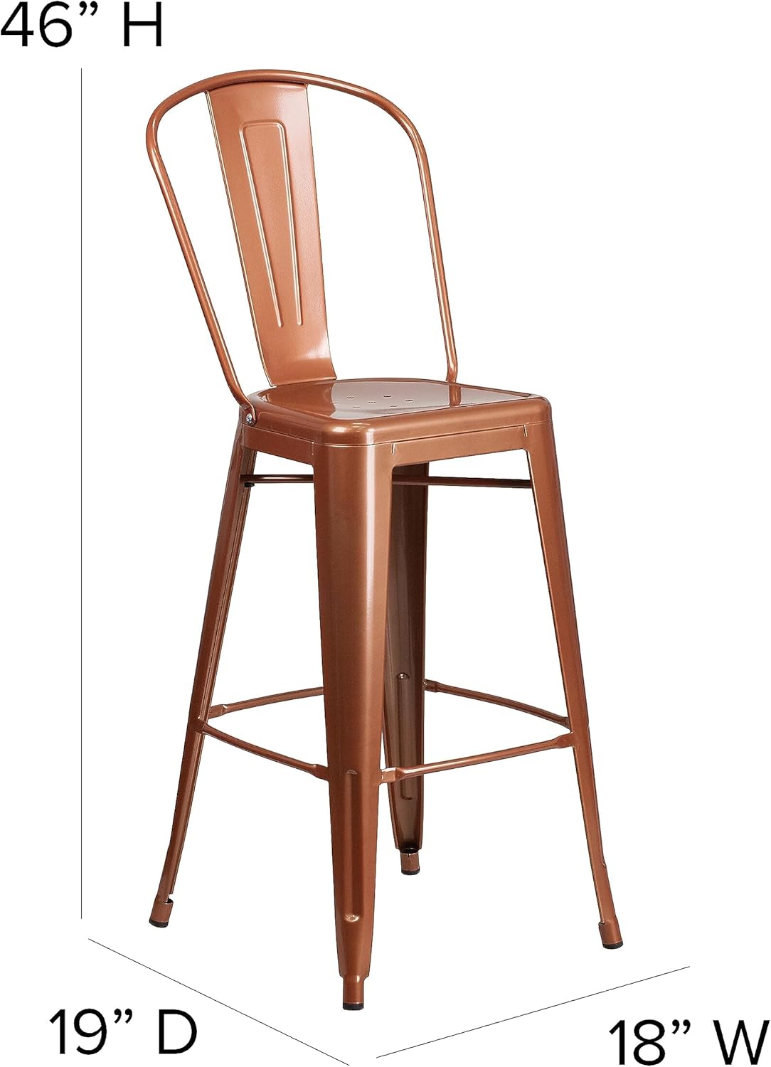 Flash Furniture Commercial Barstool