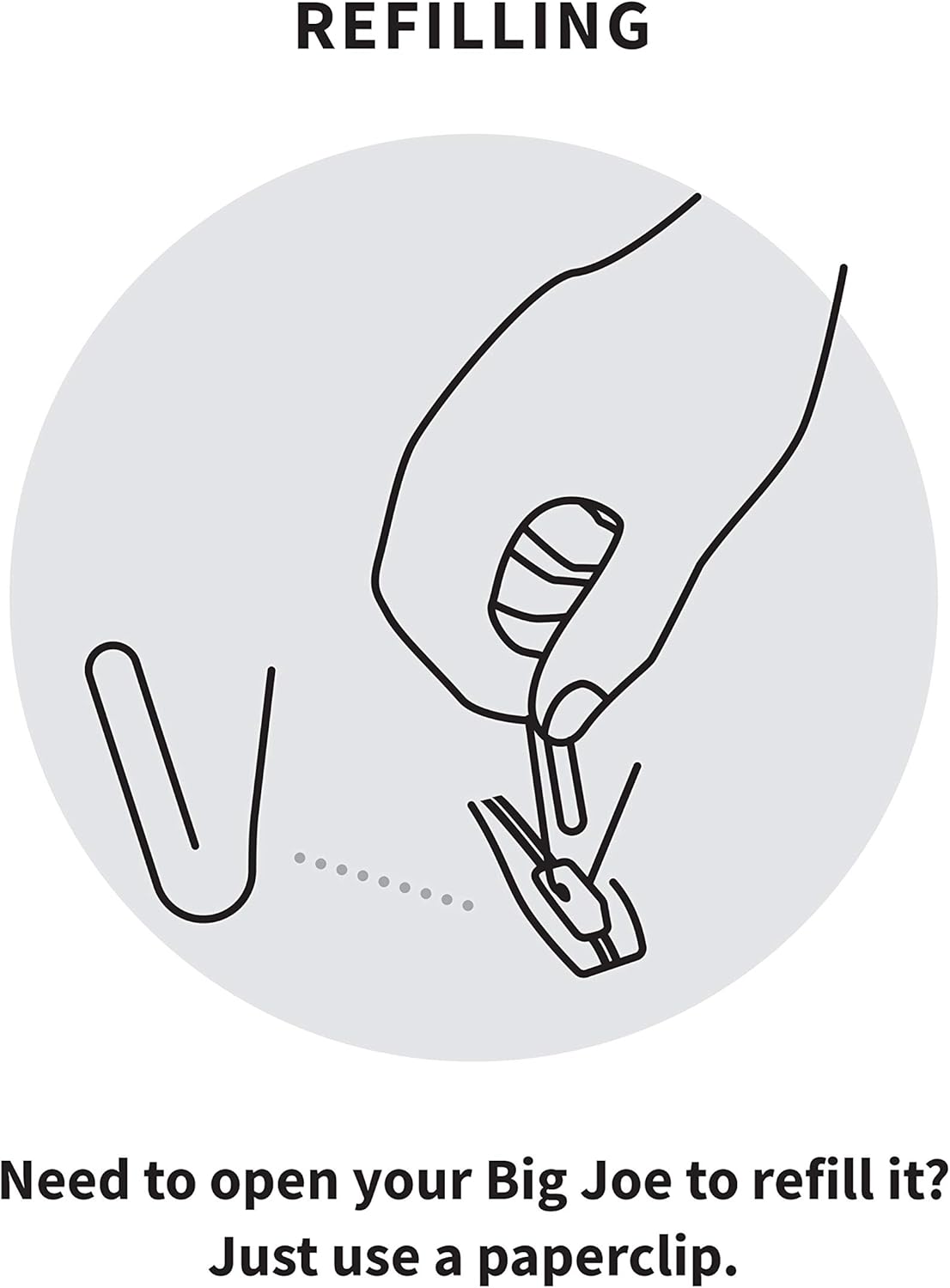 Big Joe Bean Refill 2 Pack Polystyrene Beans for Bean Bags or Crafts