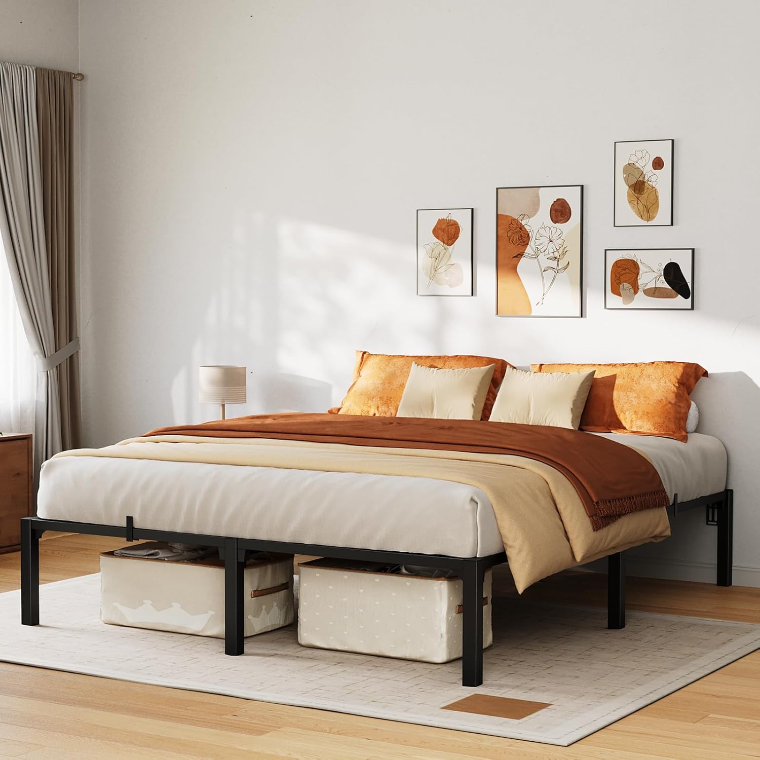 GarveeHome 14 Inch King Bed Frame