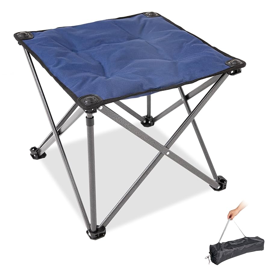 Folding Camping Stool – Portable Collapsible Footrest for Outdoor Activities