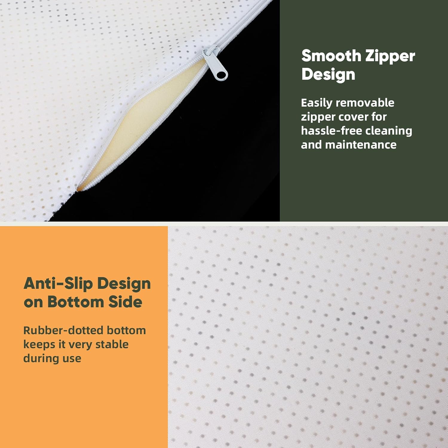 Ergonomic Lash Bed Foam Topper High Density Foam Massage Table Pad