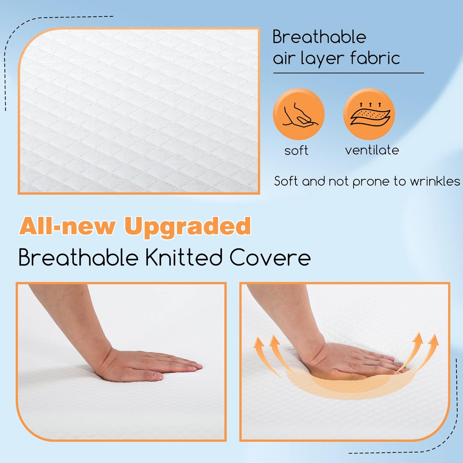 BestMassage Twin Size Mattress 5 Inch Gel Memory Foam Mattress