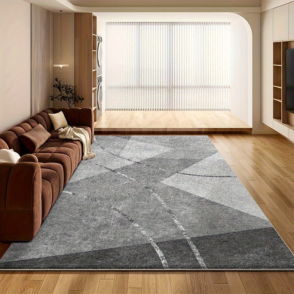 Large Modern Geometric Area Mat