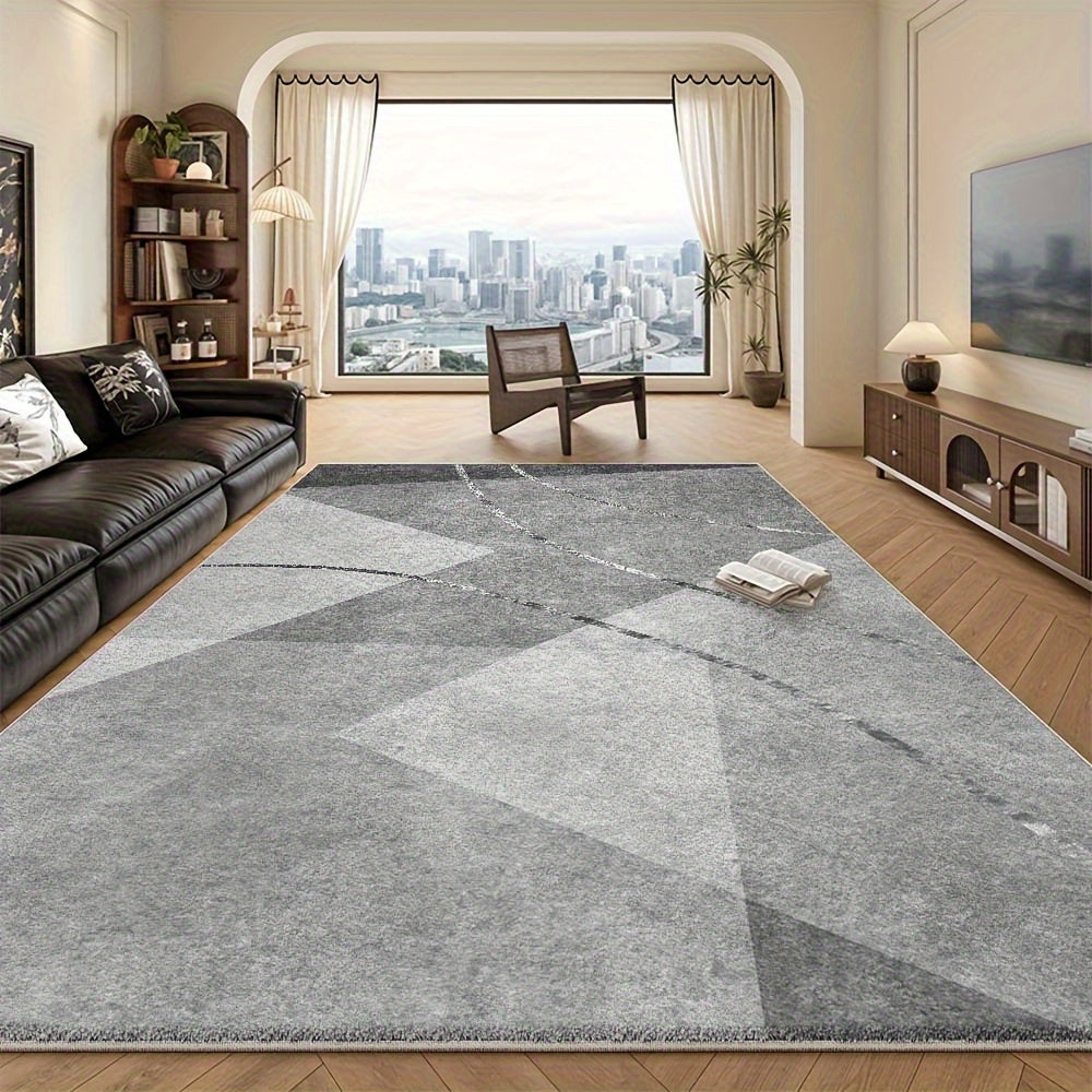 Large Modern Geometric Area Mat