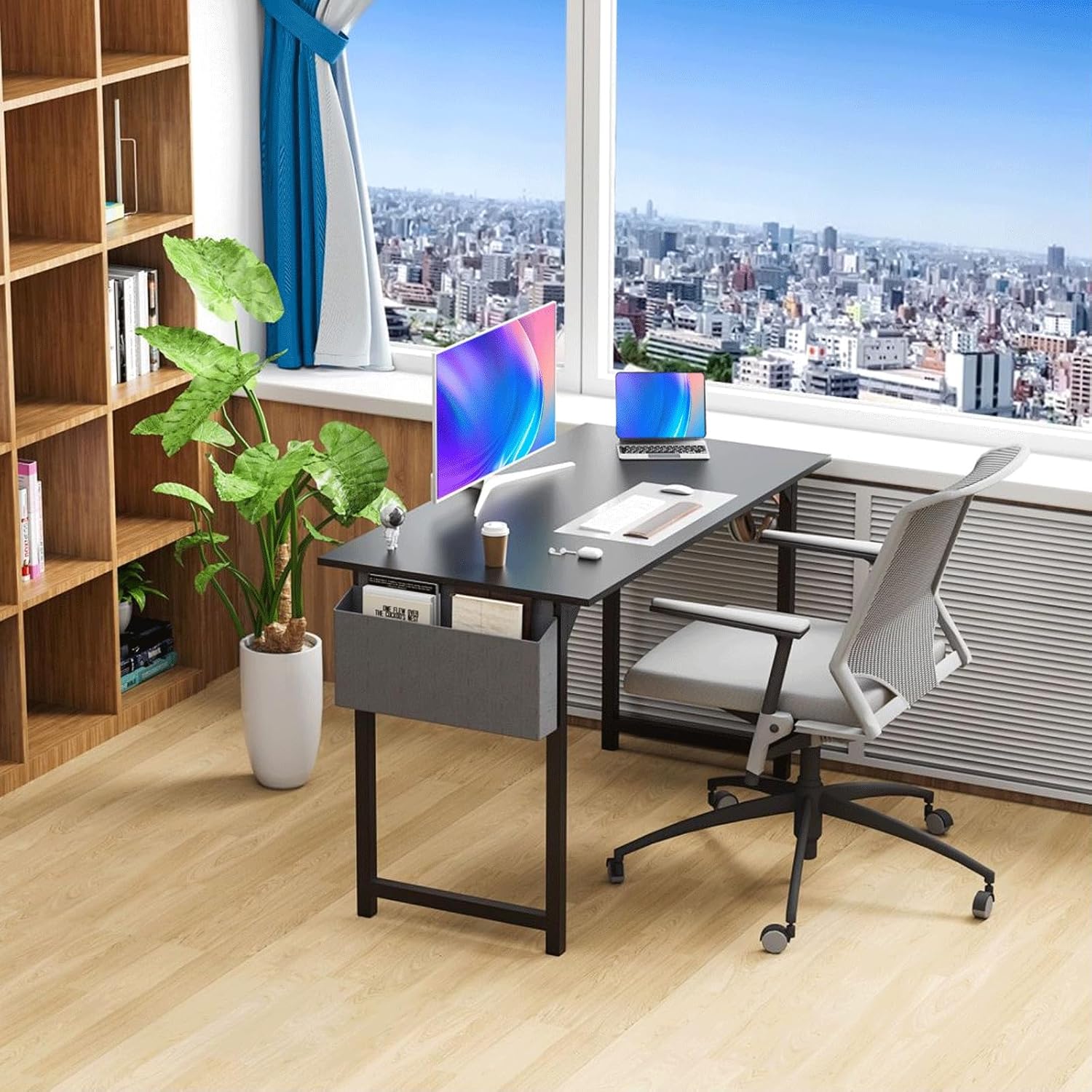 47 Inch Desk Office with Storage