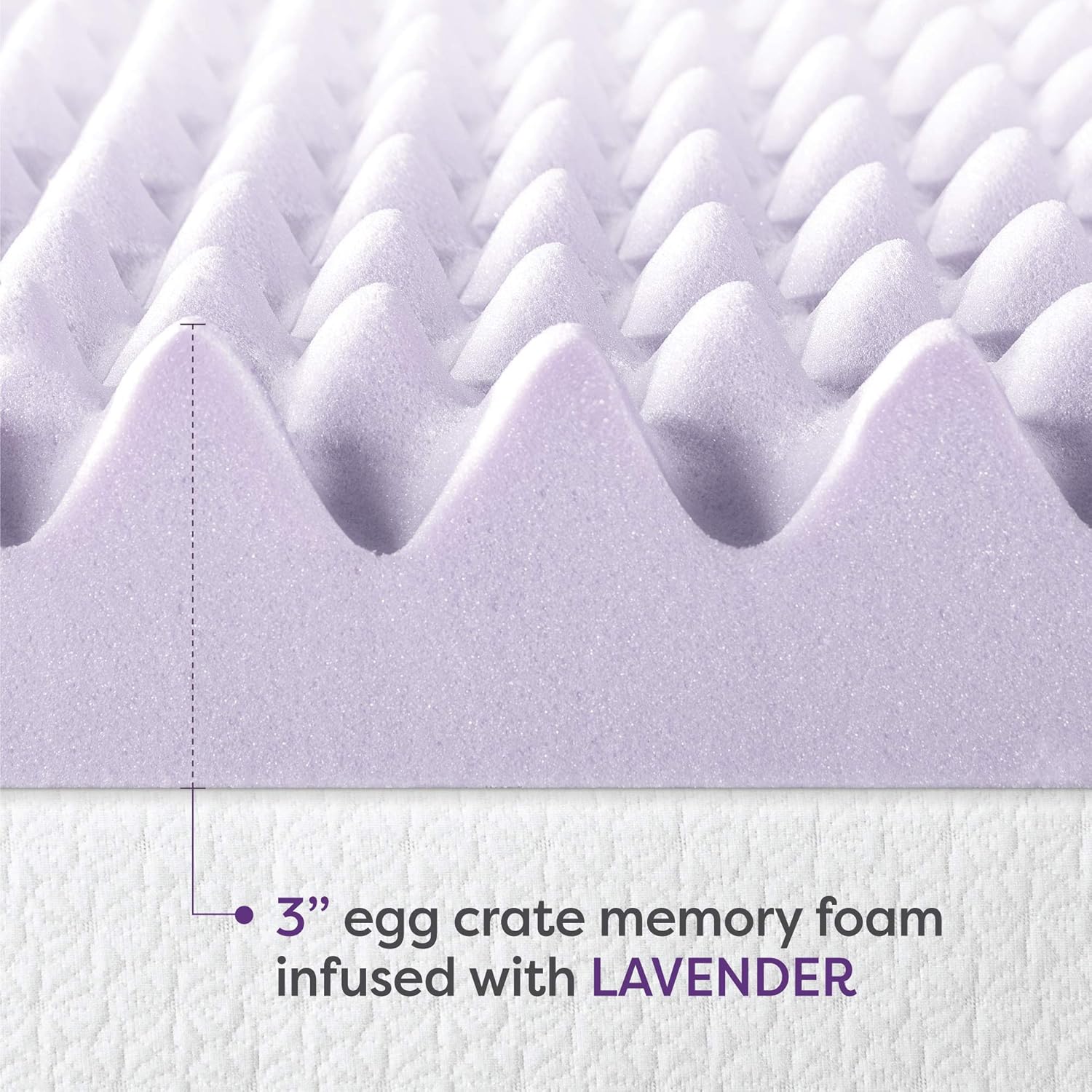 Best Price Foam Mattress Topper with Soothing Lavender