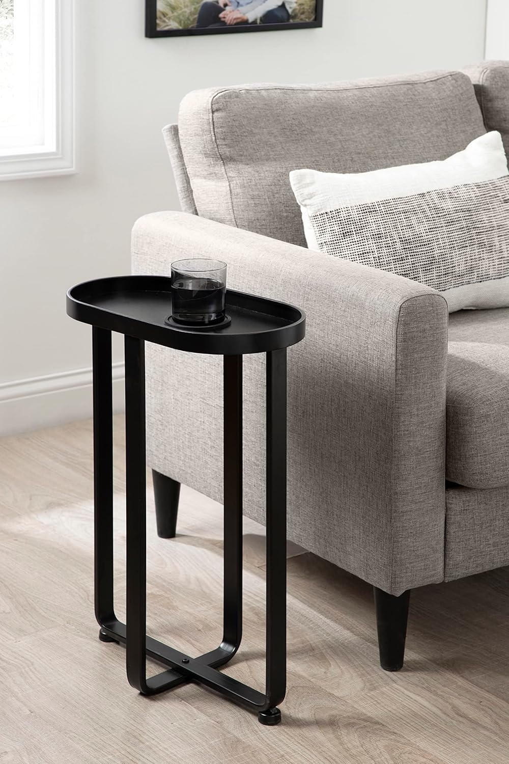 Kate and Laurel Zabel Capsule Narrow Metal Side Table
