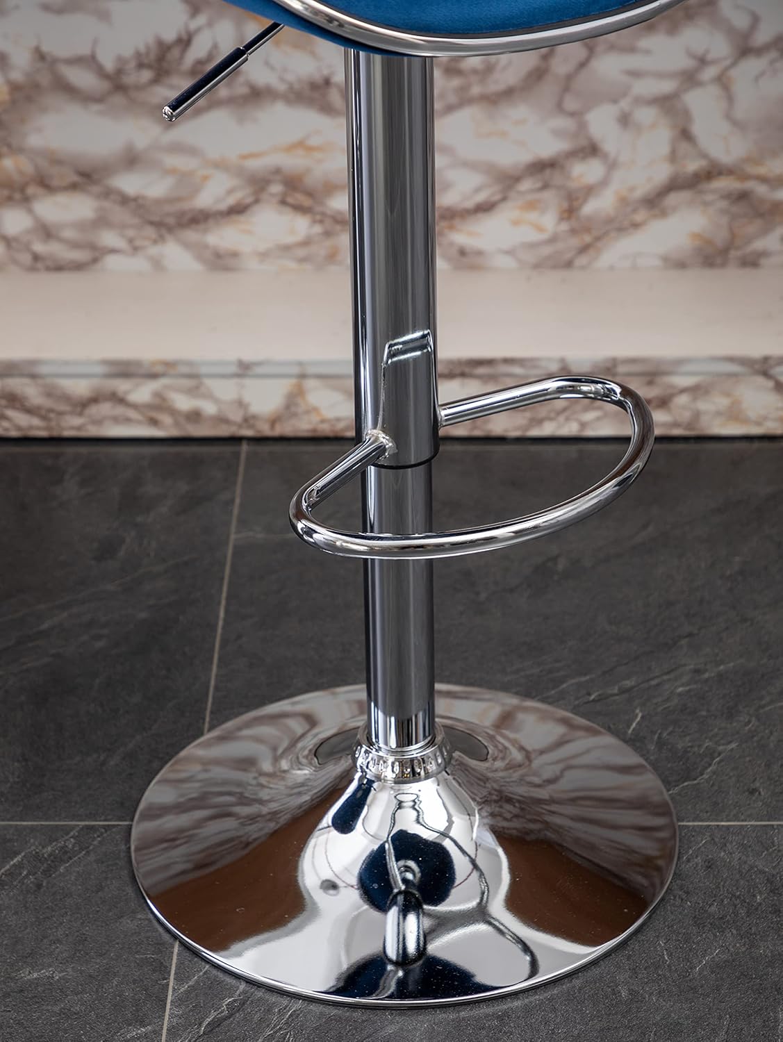 Roundhill Furniture Upholstered Adjustable Swivel Barstool