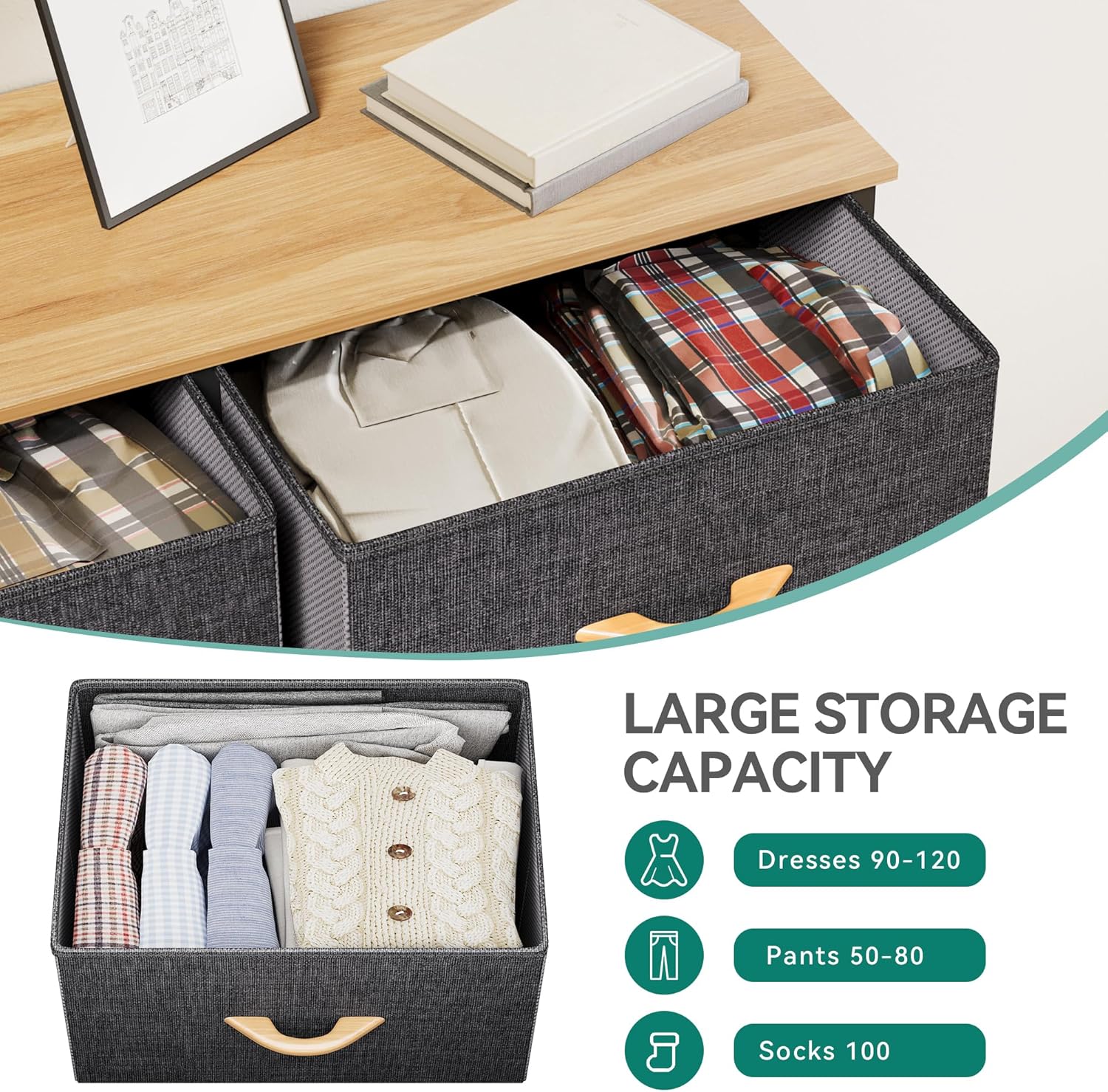 YITAHOME 8 Drawers Fabric Dresser