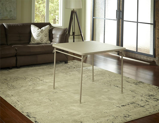 COSCO 34" Square Vinyl Top Folding Card Table