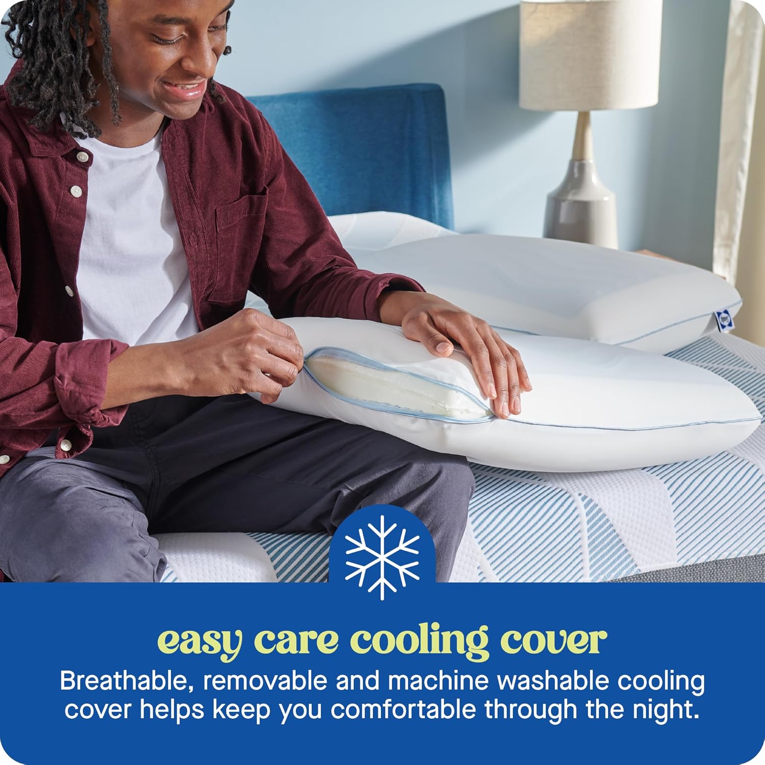 Sealy Dreamlife Memory Foam Gel Pillow