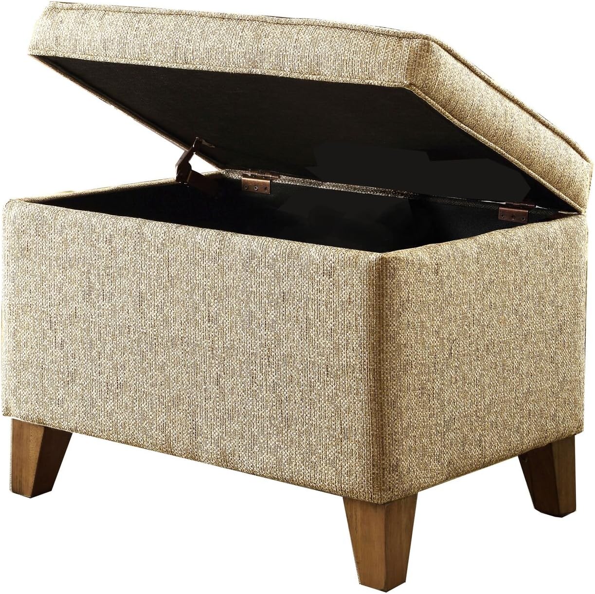 Homepop Home Decor Ottoman with Storage for Living Room &Bedroom