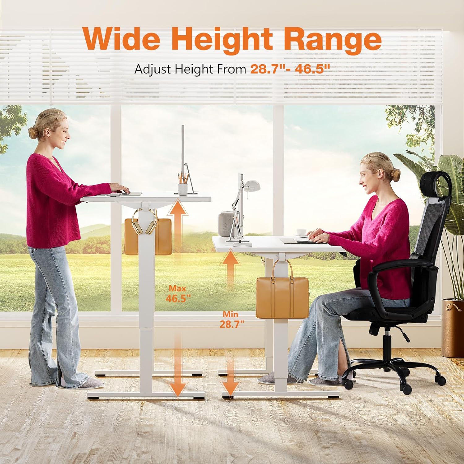 48inch Sweetcrispy Standing Desk Adjustable Height