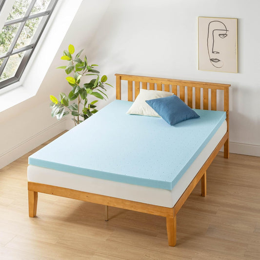 Best Price Queen Size Mattress 3 Inch Ventilated Memory Foam Mattress Topper