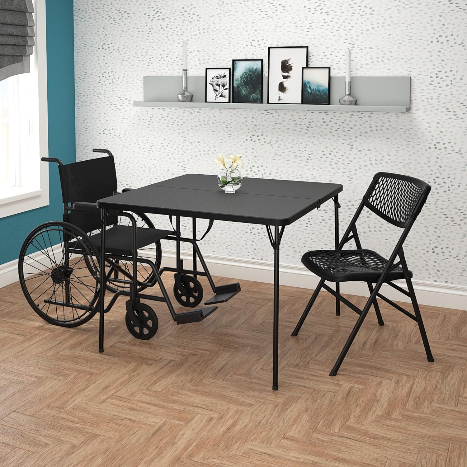 CoscoProducts Fold-in-Half Card Table