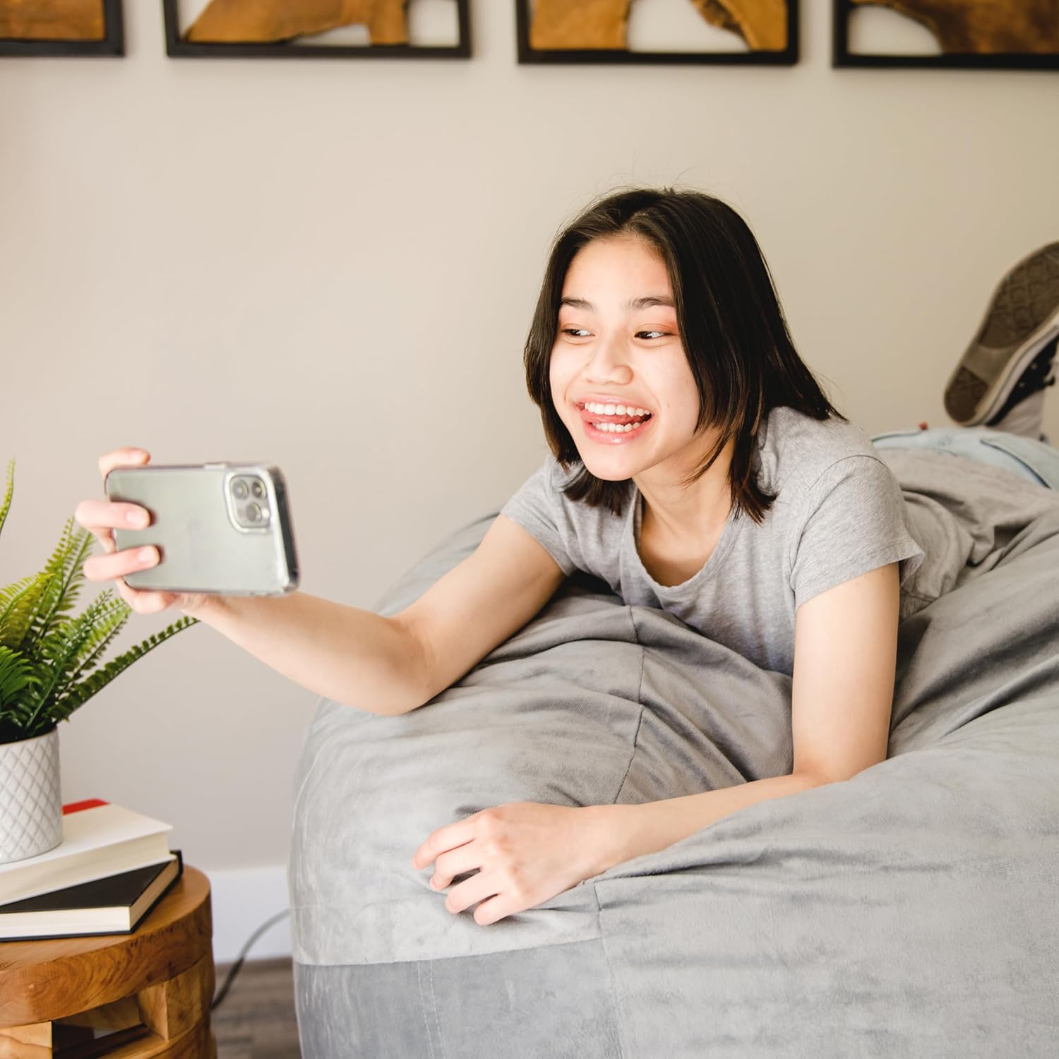 Big Joe Fuf Large Foam Filled Bean Bag Chair